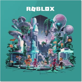 Roblox City  - Kids Posters and Art